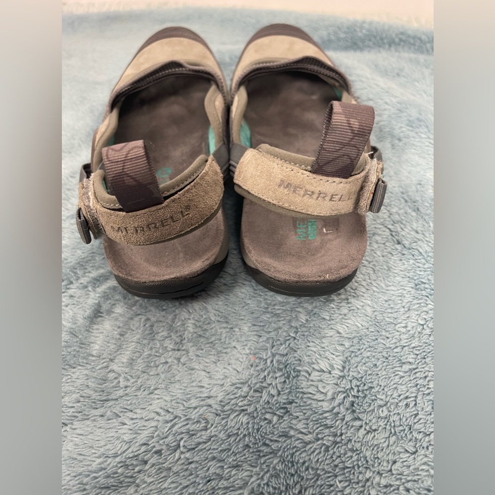 MERRELL Mimosa Ginger Mary Jane Shoes Hiking Flats Drizzle Gray Women's Size 7 - Picture 6 of 13